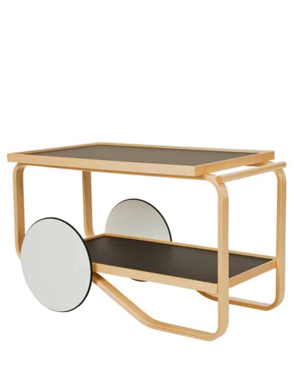 Tea Trolley 901 fra Artek (Sort)